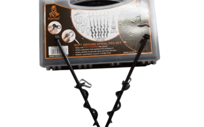 Tired of Loose Tent Pegs in Soft Ground? Discover the Spiral Screw-In Peg Set at Upington Safari Centre!