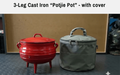 Master the Perfect Braai: Get Your 3-Leg Iron Potjie & Bag Now
